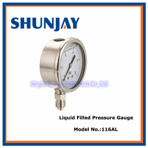 All Stainless Steel Liquid Filled Pressure Gauge