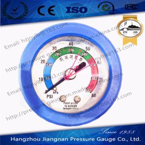 40mm 1.5′′ Miniature Colored Plastic Case General Pressure Gauge