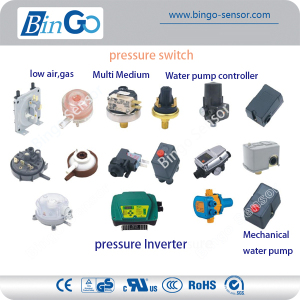 Pressure Switch Series for Low Air, Water Pump, Controller, Inverter